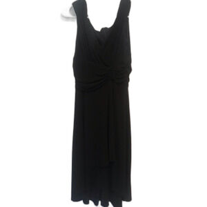 Scarlet || Fit & Flare Ruched Midi Evening Dress Size 8